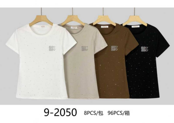 Bluzki damskie Roz Standard, Mix Kolor Paczka 8 szt 1